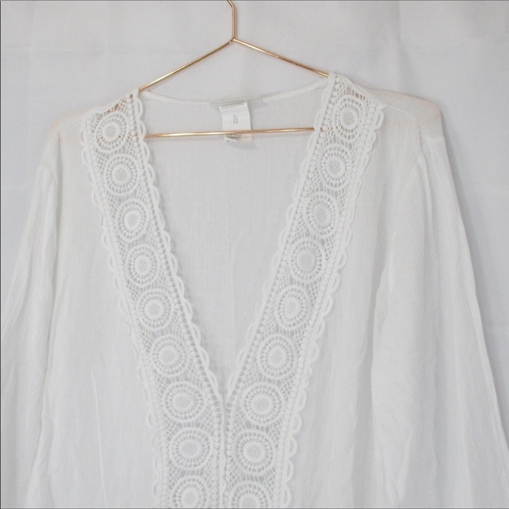 LA BLANCA Swimsuit Cover Up Like New Size Large - Picture 5 of 8